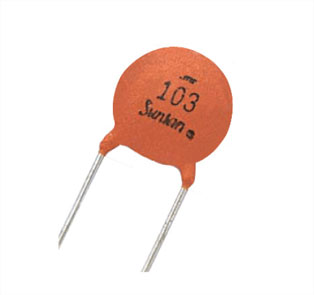 Ceramic disc capacitor y5u 33nf 50v p=5 ts15001h333msbub0r