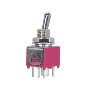 Mini toggle switch dpdt on-on pcb ts40t-ts5-tecq