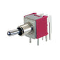 Mini toggle switch dpdt r/a on-on pcb ts-7-te1q-h-z54
