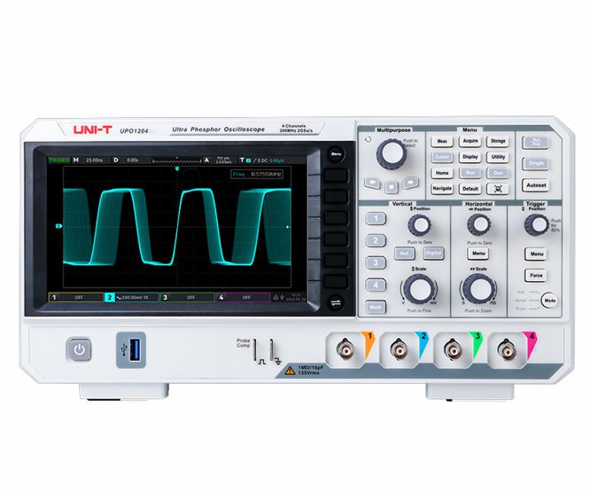 Digital oscilloscope 50mhz 4-ch 2gsa/s upo1054