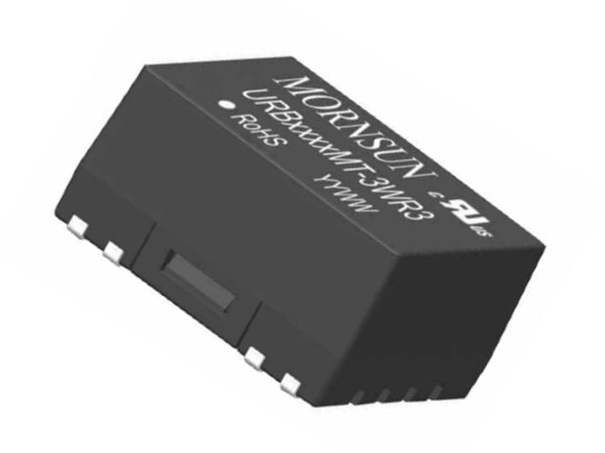 Smd dc-dc converter sil i=24 o=5v 0a6 3w urb2405mt-3wr3