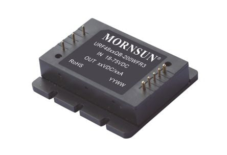 Dc-dc converter i=48vdc o=12v @ 16.7a urf4812qb-200wr3