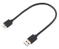 1m usb3.0 lead type-a plug - micro-b plug black usb3.0