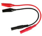 Crocodile clips short test leads 110-130mm ut-l41