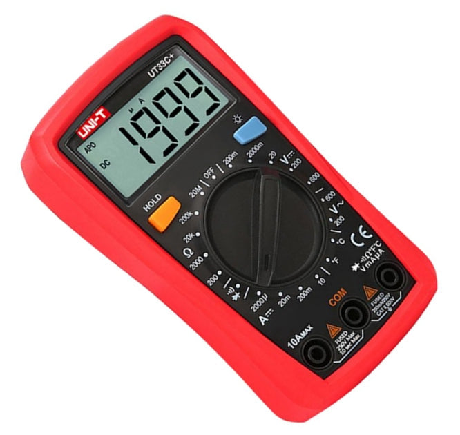 Hand held multimeter / dmm 3 1/2 digits ut33c+