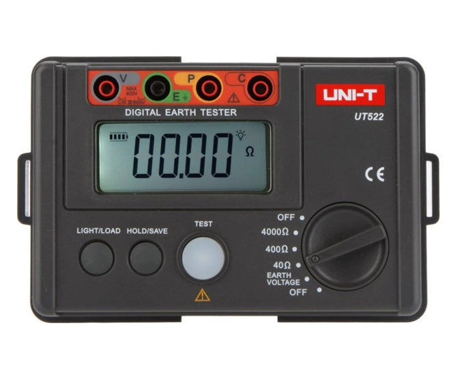 Digital earth resistance tester 400v 50/60hz ut522