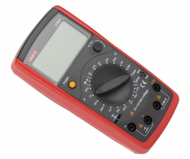 H/h multimeter 3 1/2 digit res,cap,diode,cont ut601