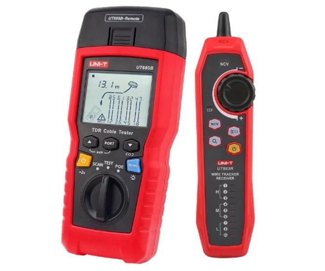 Rj11/rj45/tdr lan cable tester 500m ut685b kit