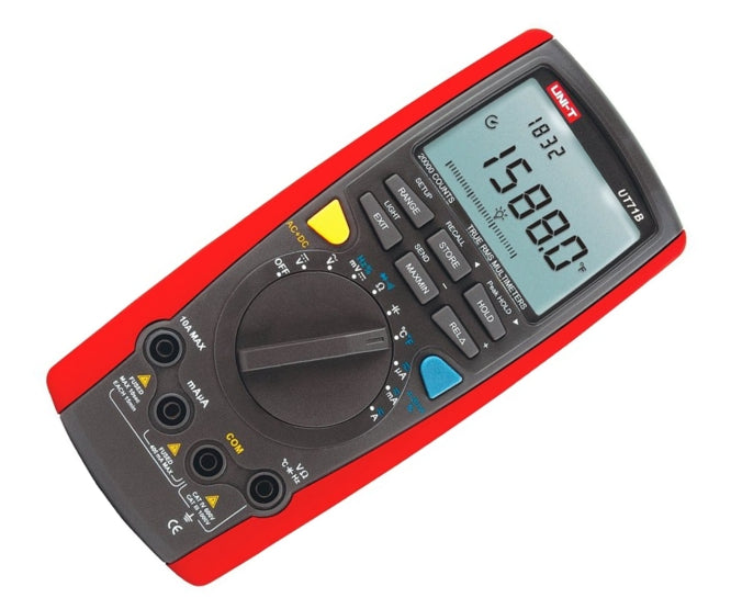 Digital multimeter true rms 4d5 1kv 10a, auto ranging ut71b