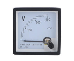 Voltmeter 72sq 450V analog VM-72-450V