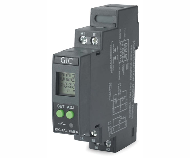 Digital timer MULTI-FUNCTION 24-240VAC/DC voddts