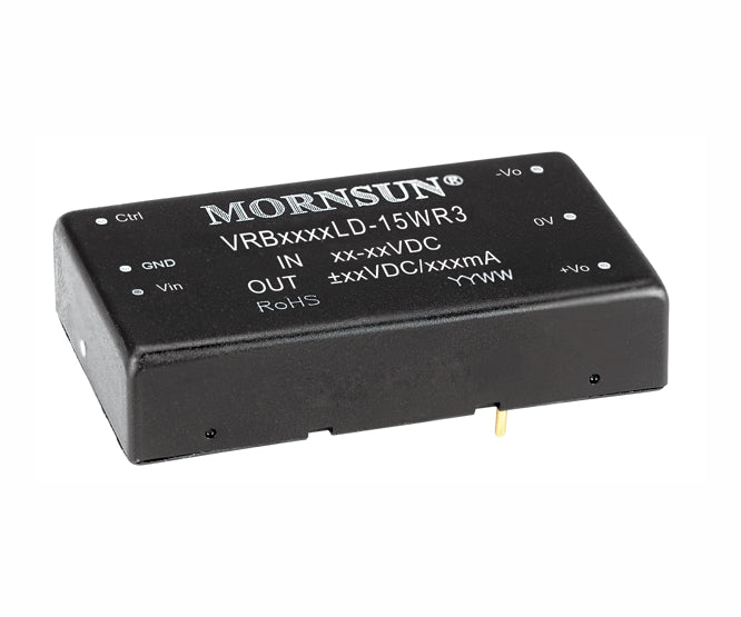 Dc-dc converter dil i=24 o=12v 15w vrb2412ld-15wr3