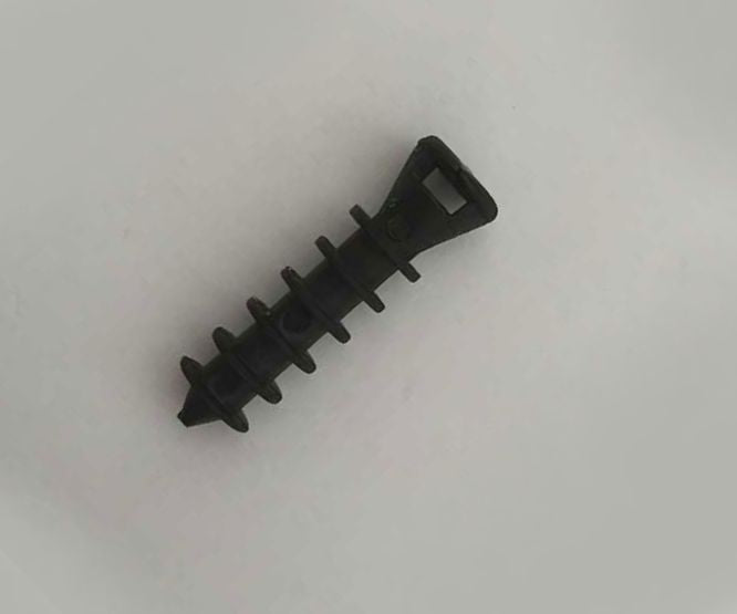 Wall plug cable tie mount 8mm black EH-1B8