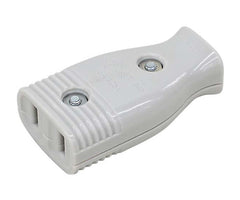 Ac socket 2p flat us inline 10a @ 250v / 15a @ 125v wh4615