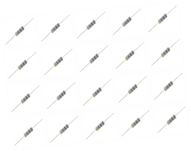 Resistor 5w rnd w/w 5% 17x5mm 47e - 500/b wr500s-47e-j t/b