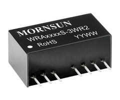 Dc-dc up converter sip i=5 o=+/-24v 3w wra0524s-3wr2