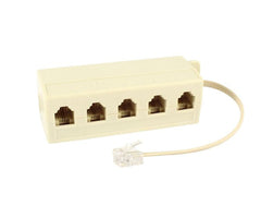 Adaptor rj11-plug to 5xrj11 sockets 6p4c 1.5m x98395a -  1.5m