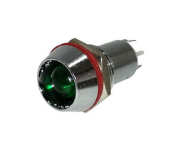 10mm led indicator 12vdc green xd22-16-12vdc-gr