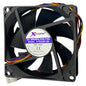 12vdc axial fan 80sqx25mm bal 60cfm 4-wire xy8025b12m