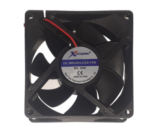 24vdc axial fan 80sqx25mm bal 41cfm lead xy8025bl-24