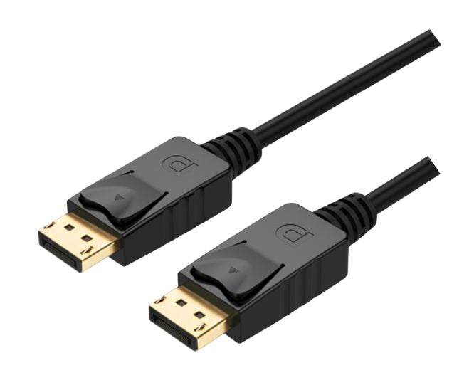 2m, displayport male to male black cable y-c608bk