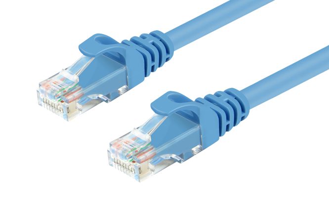 Cat6 utp network lead rj45-rj45 blue 1:1 1m y-c809abl
