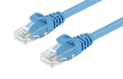 Cat6 utp network lead rj45-rj45 blue 1:1 1m y-c809abl