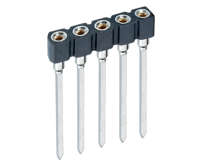 40w socket sil 2.54 round hole w/wrap yph1b40    wire wrap