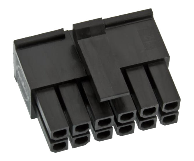 Housing receptacle dil 12w p=3.0 43025-12