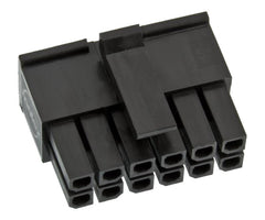 Housing receptacle dil 12w p=3.0 43025-12