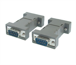 Adapter d-sub 09p-09p std grey zgc09mm