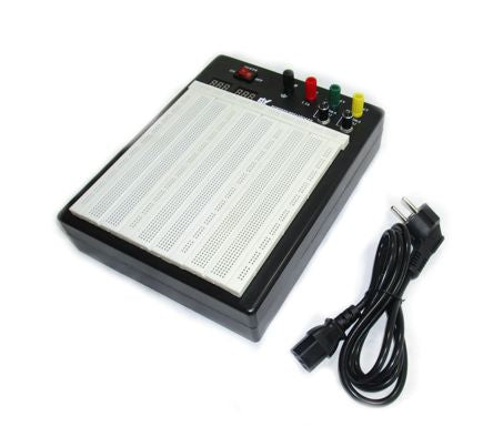 Abs 2420 tie-point breadboard with psu zy-w206h