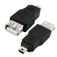 MINI USB MALE TO USB FEMALE ADAPTER - Price Concious Spot >>>  PC SPOT