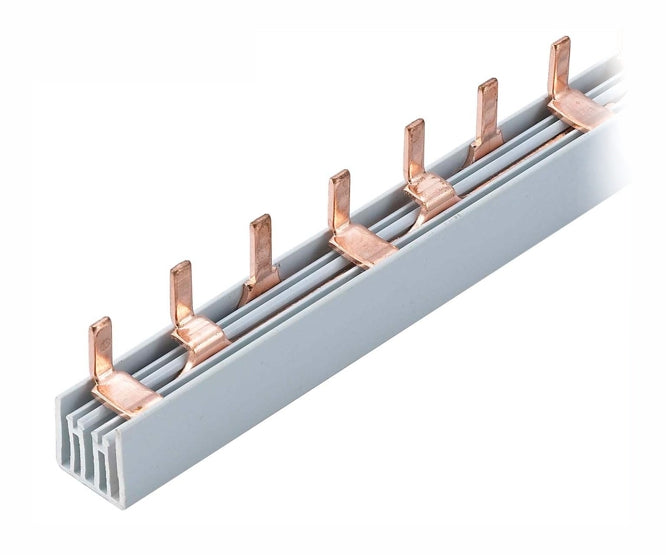 Busbar insulated 3ph 63A 1m 3&6kA BBI-3P-63A-18MM