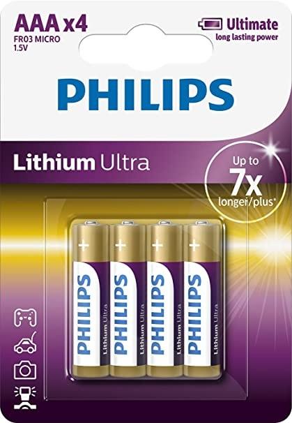 PHILIPS LITHIUM ULTRA AAA 4-BLISTER - Price Concious Spot >>>  PC SPOT