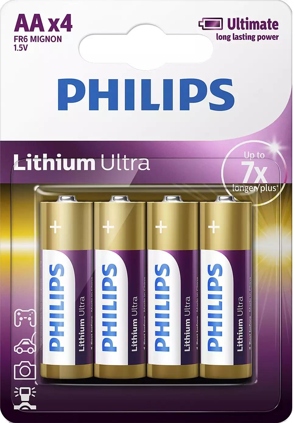 PHILIPS LITHIUM ULTRA AA 4-BLISTER - Price Concious Spot >>>  PC SPOT