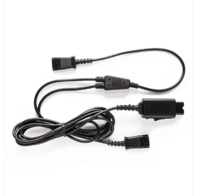 Plantronics Compatible Y Training Cord 27019-01 (Sealed, Unused)