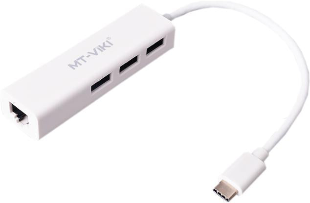 USB TYPE C TO 3 PORT USB 3.0 + GB LAN