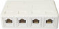 4 WAY RJ45 WALL BOX