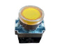 22mm push button illuminated yellow 220vac no pb-xb2-bw3561-y