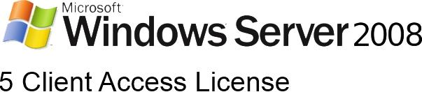 WINDOWS SERVER 5 CAL 2008