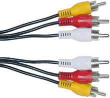 3 RCA TO 3 RCA 1.5M CABLE MALE-MALE