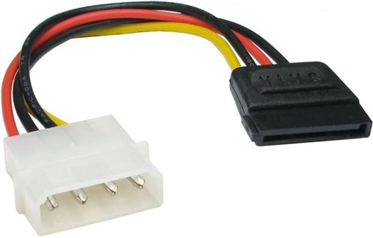 POWER CABLE - MOLEX TO 1X SATA 10 CM - Price Concious Spot >>>  PC SPOT